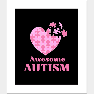 Awesome Autism for Autism awareness Posters and Art